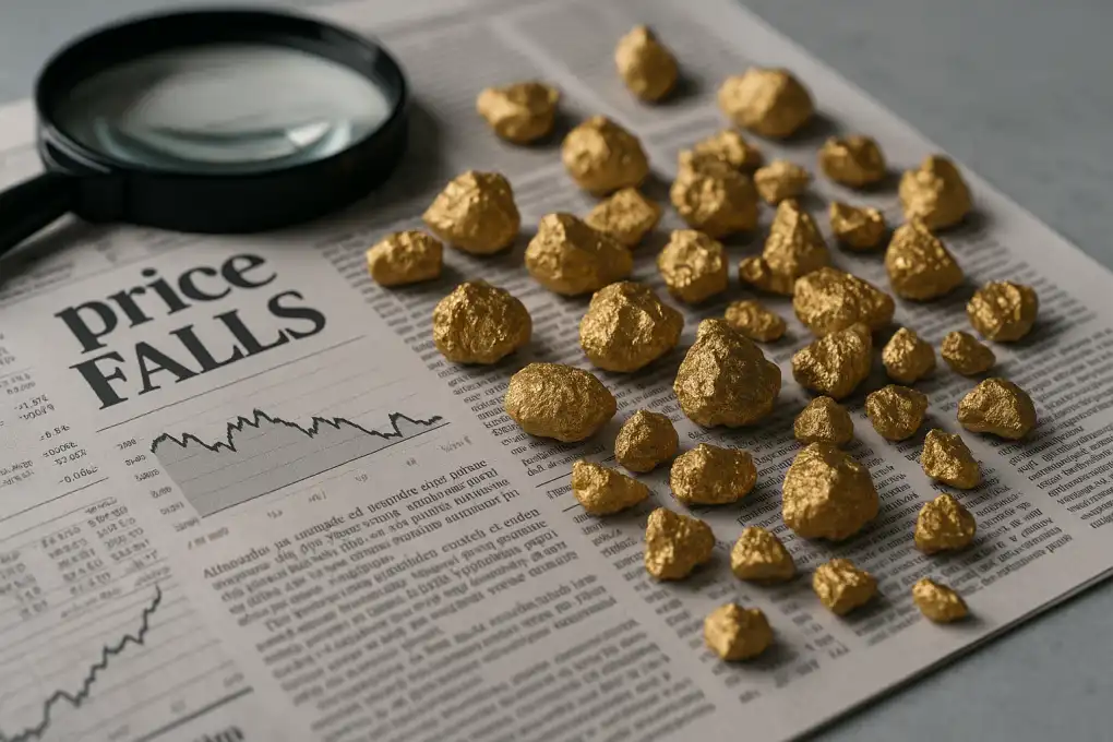 precio del oro baja por las negociaciones entre EE.UU y China