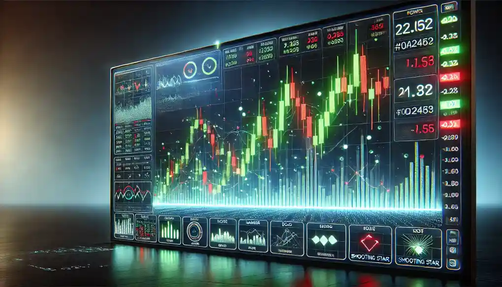 Tipos de gráficos de bolsa